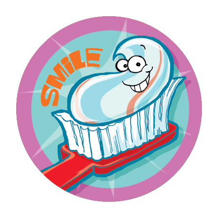 Dr. Stinky Scratch-N-Sniff Stickers Toothpaste