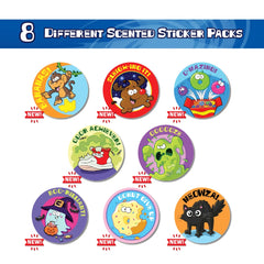 Dr. Stinky's 2026 NEW Stickers bundle, 6 Large size stickers