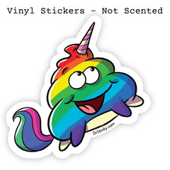 Unicorn Poop Vinyl Sticker