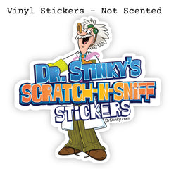 Dr. Stinky Vinyl Sticker