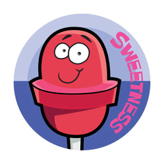 Blow Pop Cherry Scratch 'N Sniff Sticker