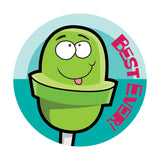 Blow Pop Sour Apple Scratch-N-Sniff Sticker