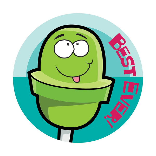 Blow Pop Sour Apple Scratch-N-Sniff Sticker