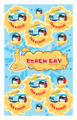 Beach Day Scratch 'N Sniff Sticker