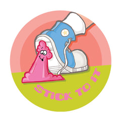 Bubblegum Scratch-N-Sniff Sticker