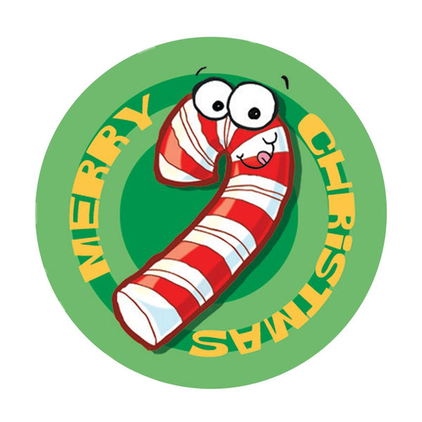 Candy Cane Scratch-N-Sniff Sticker