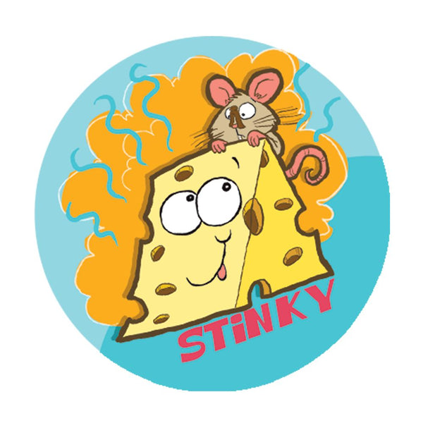 Smelly Cheese Scratch-N-Sniff Sticker