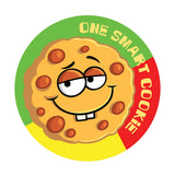Dr. Stinky's Chocolate Chip Cookies scratch-n-sniff sticker, 1.25-inch round size