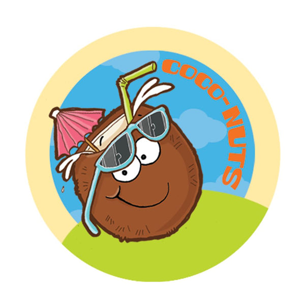 Coconut Scratch-N-Sniff Stickers