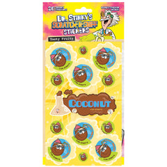 Coconut Scratch-N-Sniff Stickers