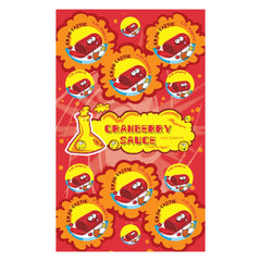 Cranberry Sauce Scratch 'N Sniff Sticker