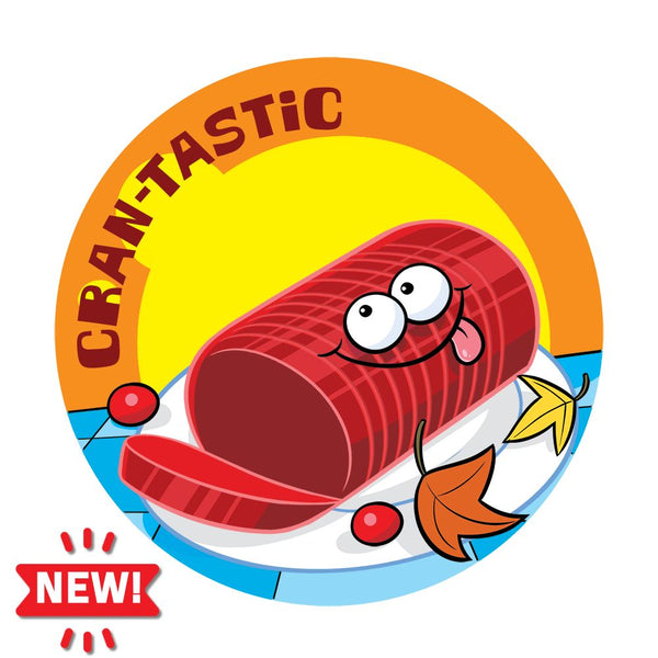 Cranberry Sauce Scratch 'N Sniff Sticker