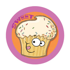 Cupcake Scratch-N-Sniff Sticker
