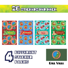 Team Dill Ville Scratch-N-Sniff Sticker Bundle