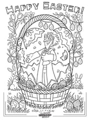 Dr. Stinky Easter Coloring Page (Free Download)
