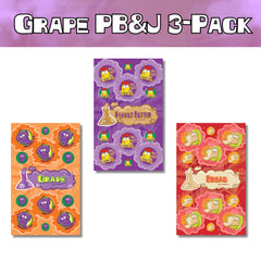 Grape PB&J Sticker Bundle