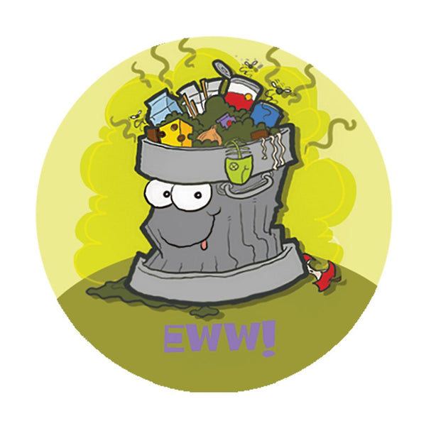Garbage Scratch-N-Sniff Sticker
