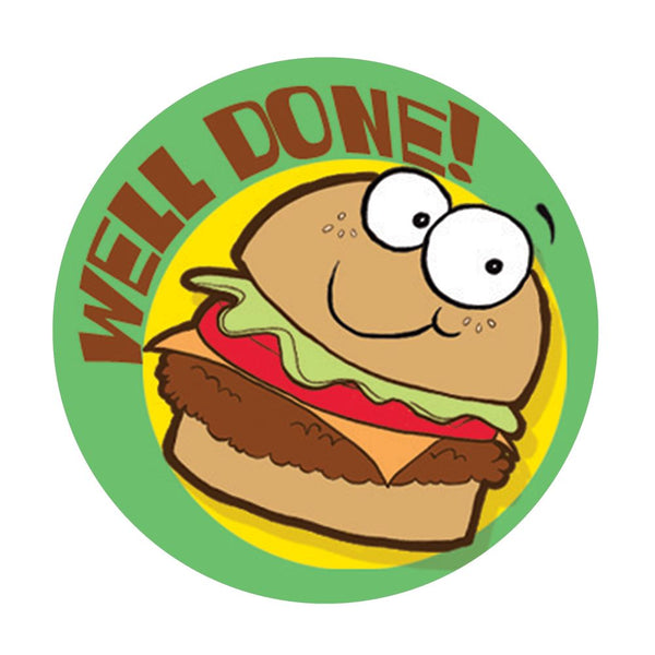 Hamburger Scratch-N-Sniff Sticker