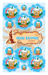 Iced Coffee Scratch 'N Sniff Sticker