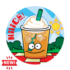 Iced Coffee Scratch 'N Sniff Sticker