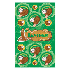 Leather Scratch-N-Sniff Sticker (Special Release)