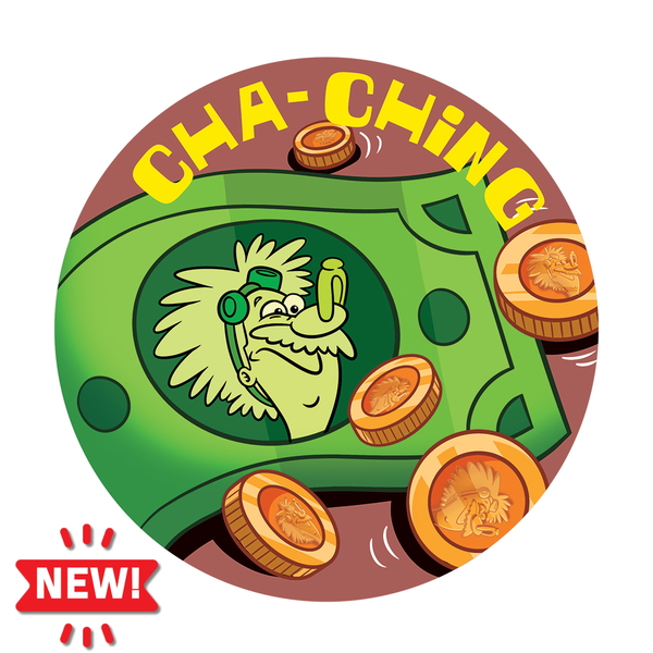 Money Scratch 'N Sniff Sticker