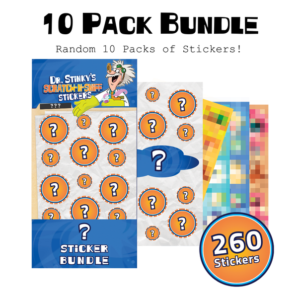 Random Scratch and Sniff Sticker Bundle!