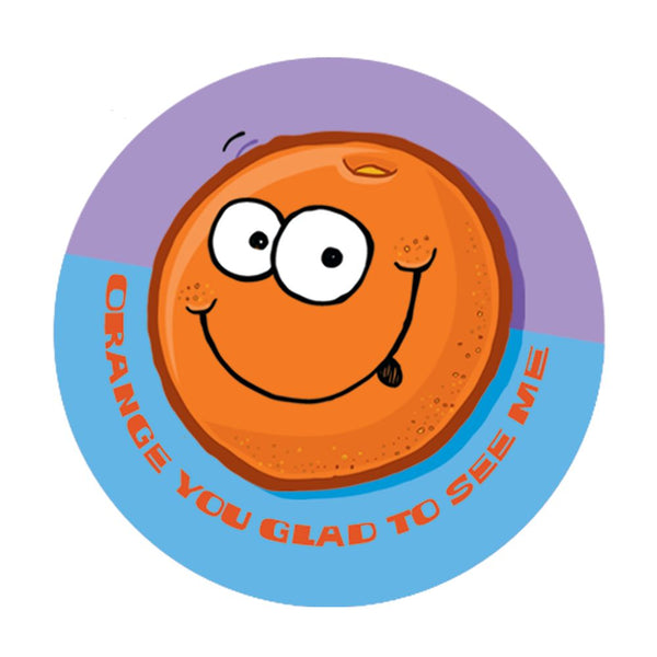 Orange Scratch-N-Sniff Sticker