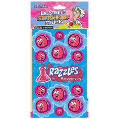 Raspberry Razzles Scratch-N-Sniff Sticker