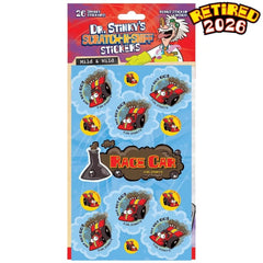 (Retired) Race Car Scratch-N-Sniff Stickers