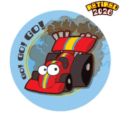 (Retired) Race Car Scratch-N-Sniff Stickers
