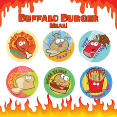 Buffalo Burger Scratch and Sniff Sticker Bundle