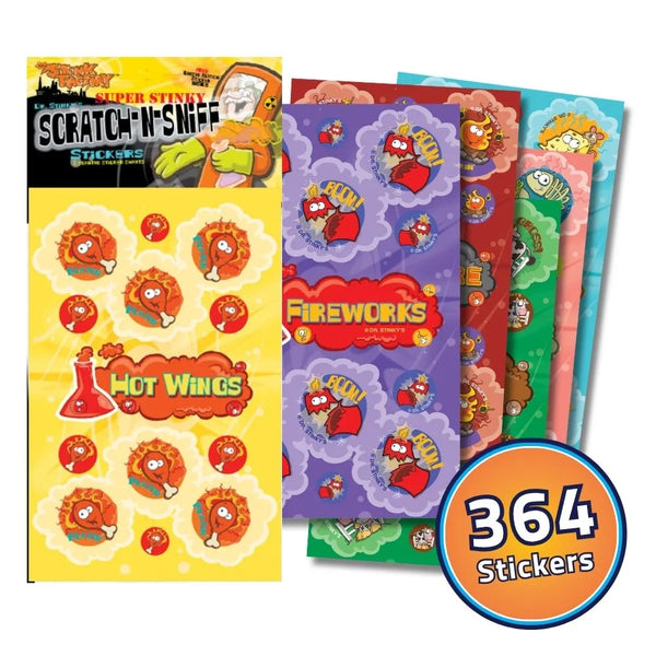 Stink File #3 Scratch and Sniff Sticker Bundle