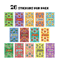 Stink File #3 Scratch and Sniff Sticker Bundle
