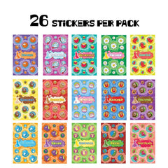 Stink File #2 Scratch and Sniff Sticker Bundle