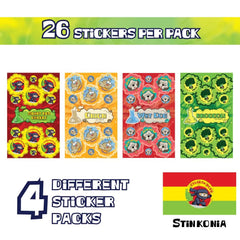 Team Stinkonia Scratch-N-Sniff Sticker Bundle