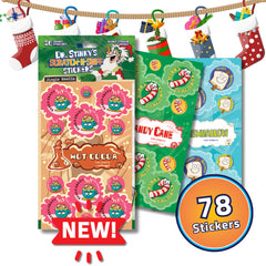 Peppermint Hot Cocoa Scratch and Sniff Sticker Stocking Stuffer