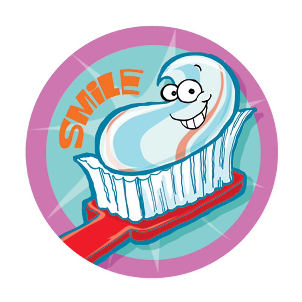 Toothpaste Scratch-N-Sniff Sticker Fun Smelly Stickers for Kids ...