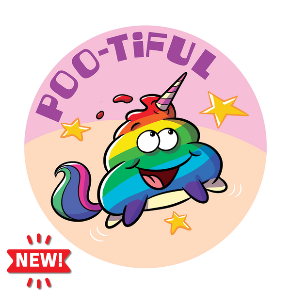 Unicorn Poop Scratch 'N Sniff Sticker