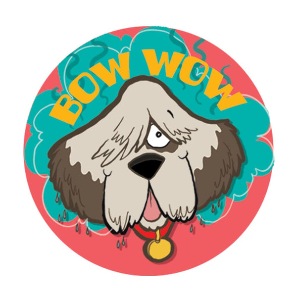 Wet Dog Scratch-N-Sniff Sticker