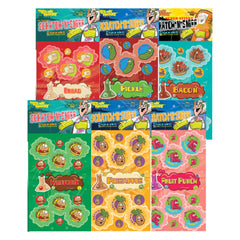 Hawaiian Burger Scratch & Sniff Sticker Bundle