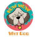 Wet Dog Sticker