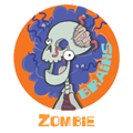 zombie Sticker