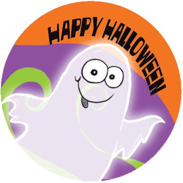 Dr. Stinky's Halloween Sticker
Ghost Marshmallow