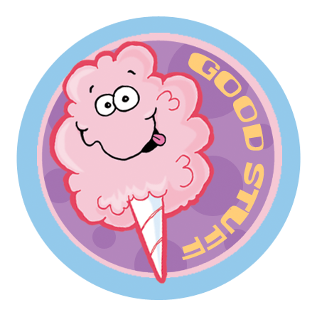 Dr. Stinky Scratch-N-Sniff Stickers Cotton Candy