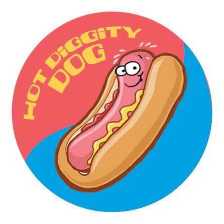 Dr. Stinky Scratch-N-Sniff Stickers Hot Dog
