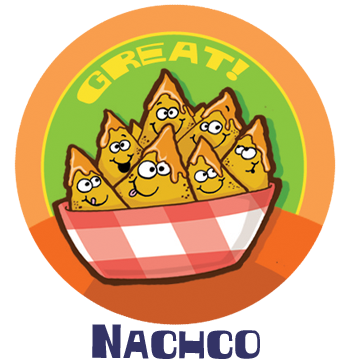 Dr. Stinky Scratch-N-Sniff Stickers Nacho
