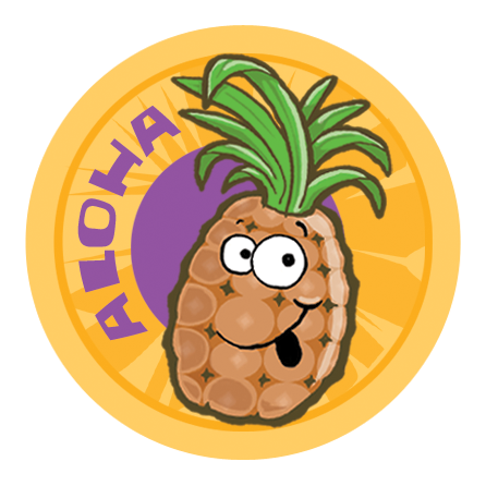 Dr. Stinky Scratch-N-Sniff Stickers Pineapple