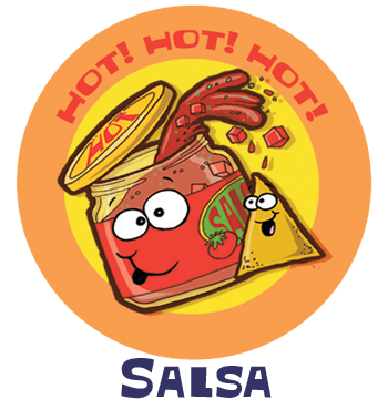 Dr. Stinky Scratch-N-Sniff Stickers Salsa