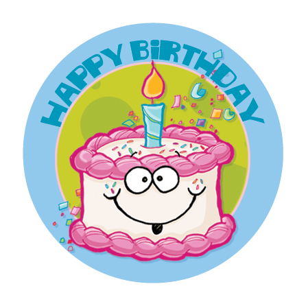 Dr. Stinky Scratch-N-Sniff Stickers Birthday Cake